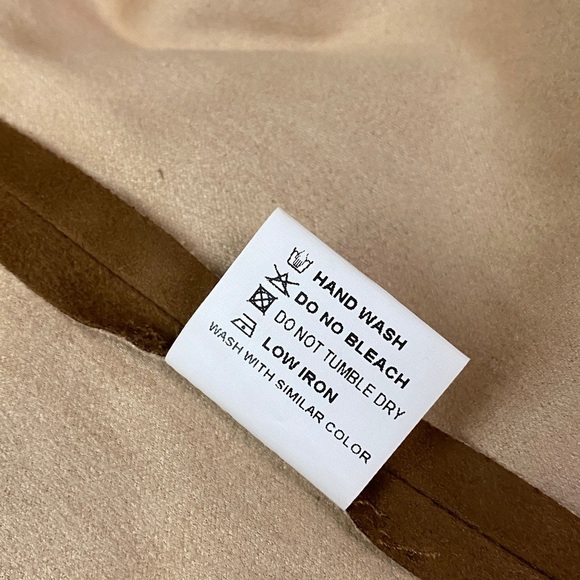 Adore Faux Suede Brown Fringe Jacket size Small - Picture 3 of 6